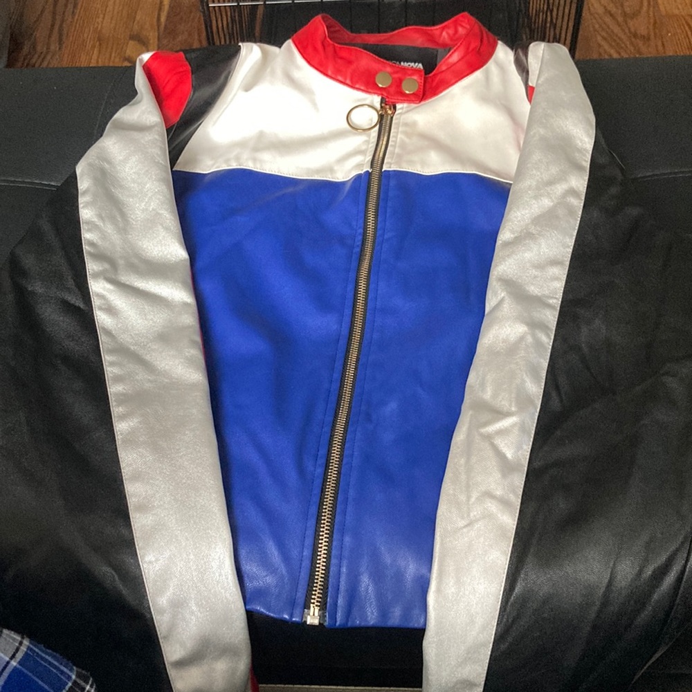 Leather coat